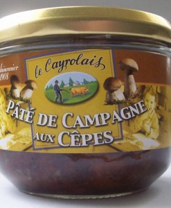 pâté de porc aux cêpes le cayrolais