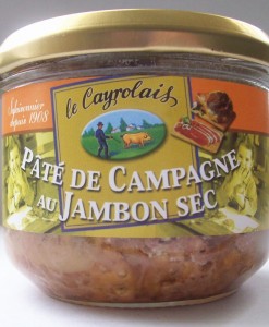 pâté de porc au jambon sec le cayrolais