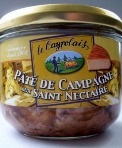 pâté de porc au st nectaire le cayrolais