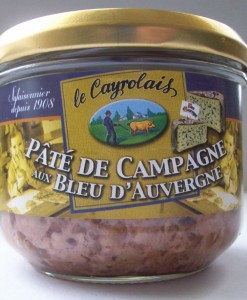 pâté de porc au bleu d'Auvergne le cayrolais