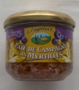 pâté aux myrtilles le cayrolais cantal